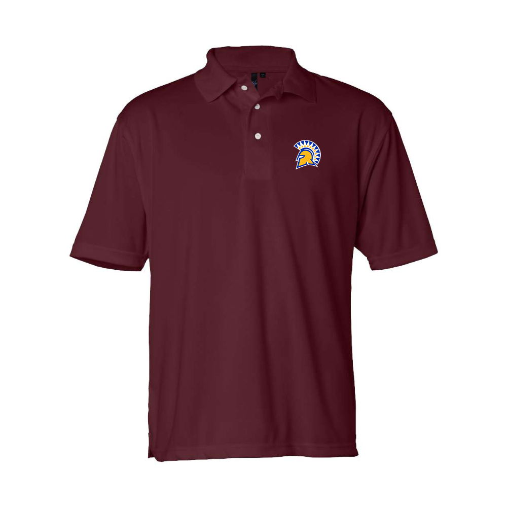 Men's San Jose State Spartans Logo Sierra Pacific Moisture Free Mesh Polo