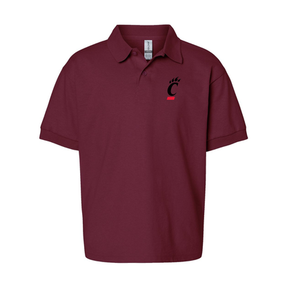 Youth Cincinnati Bearcats Gildan Dry Blend Jersey Polo