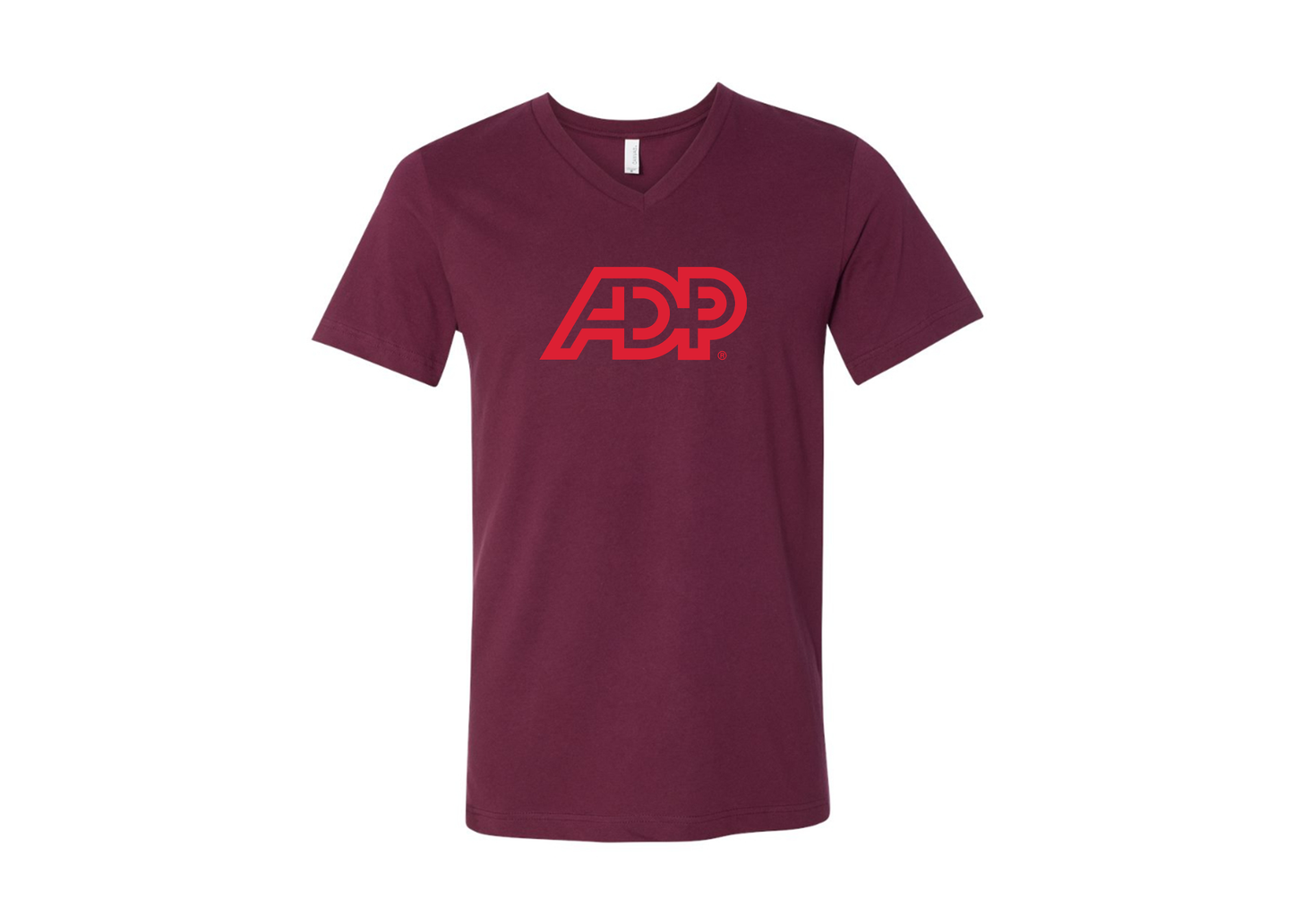 ADP Logo BELLA  CANVAS - Jersey V-Neck T-Shirt