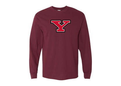 Men's Youngstown State Penguins Gildan Heavy Cotton Long Sleeve T-Shirt