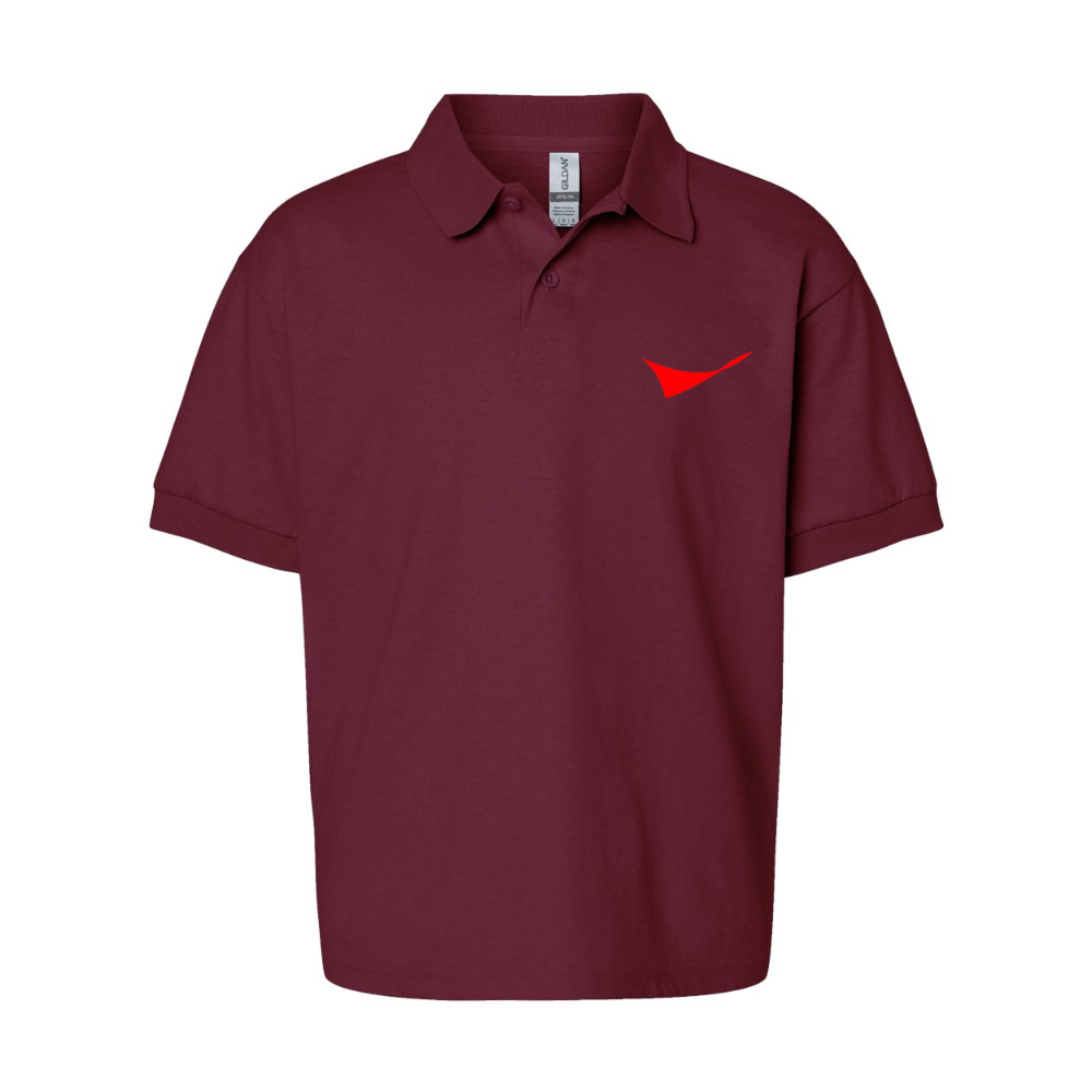 Youth Conoco Phillips Symbol Gildan Dry Blend Jersey Polo