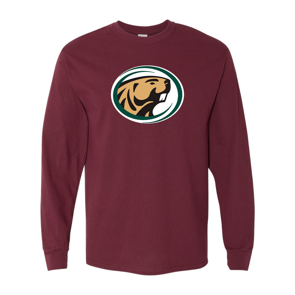 Men's  Bemidji State Beavers Gildan Heavy Cotton Long Sleeve T-Shirt