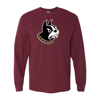 Men's Woffrd Terriers  Gildan Heavy Cotton Long Sleeve T-Shirt