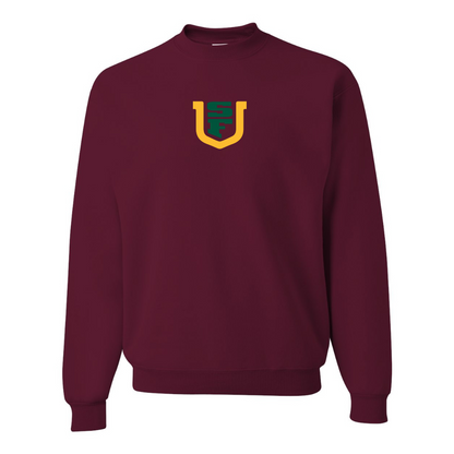 Men's San Francisco Dons Logo JERZEES NuBlend Crewneck Sweatshirt