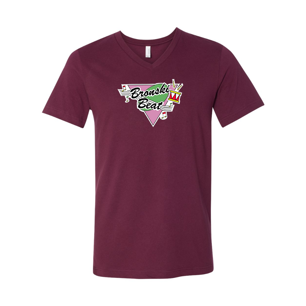 Bronski Beat BELLA  CANVAS - Jersey V-Neck T-Shirt