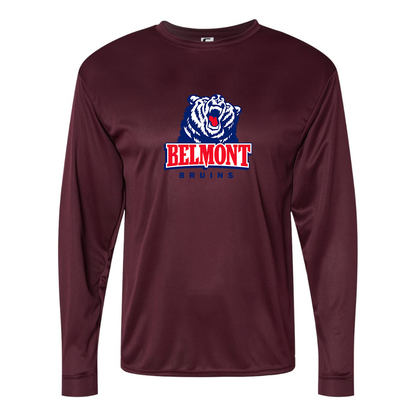 Men's  Belmont Bruins   Performance Long Sleeve T-Shirt