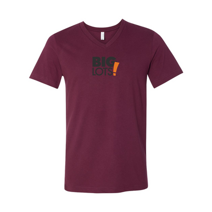 Big Lots Logo BELLA  CANVAS - Jersey V-Neck T-Shirt