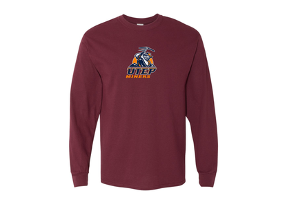Men's UTEP Miners Gildan Heavy Cotton Long Sleeve T-Shirt