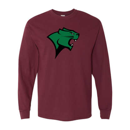 Men's Chicago State Cougars  Gildan Heavy Cotton Long Sleeve T-Shirt