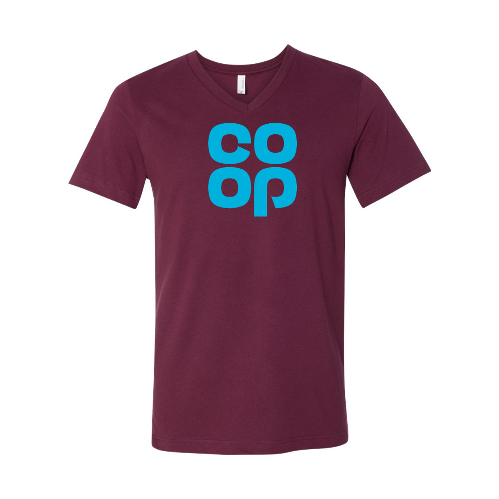 CoOp  BELLA  CANVAS - Jersey V-Neck T-Shirt