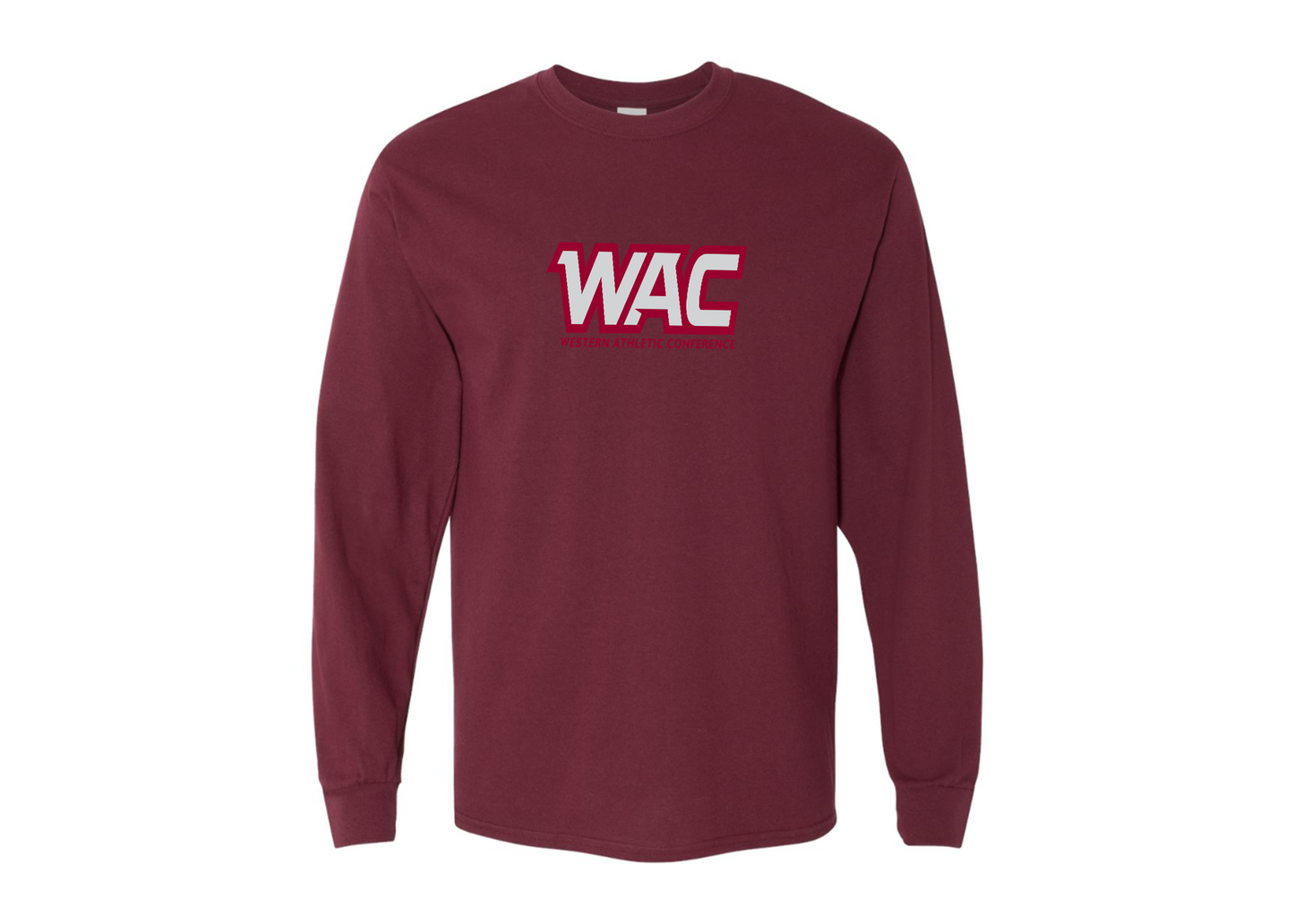 Men's Western Athletic Conference Gildan Heavy Cotton Long Sleeve T-Shirt