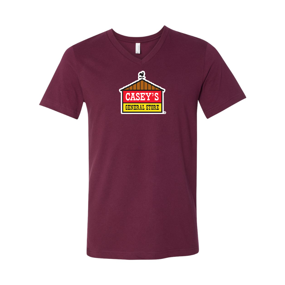 Casey's General Store BELLA  CANVAS - Jersey V-Neck T-Shirt
