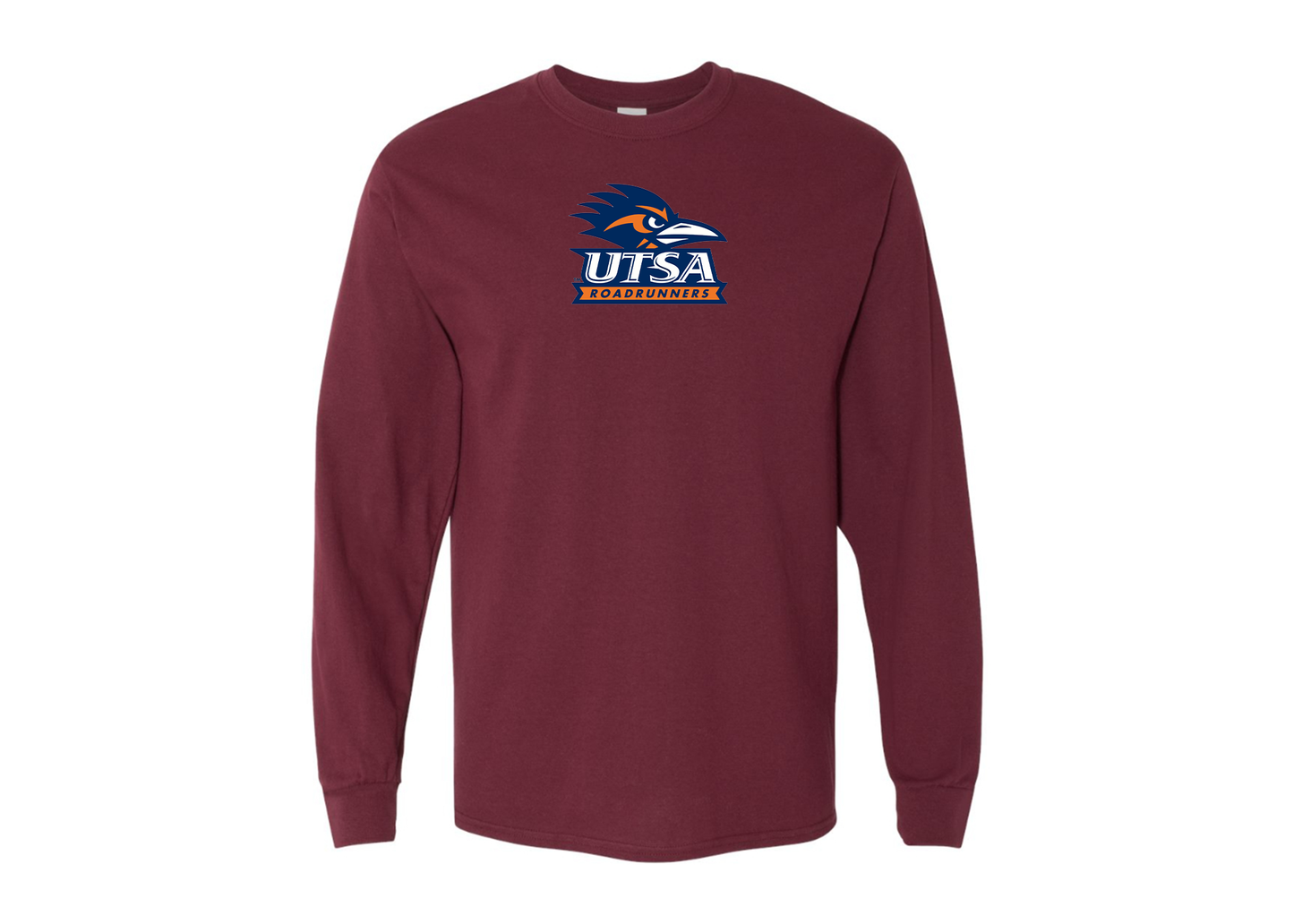 Men's Texas SA Roadrunners Gildan Heavy Cotton Long Sleeve T-Shirt
