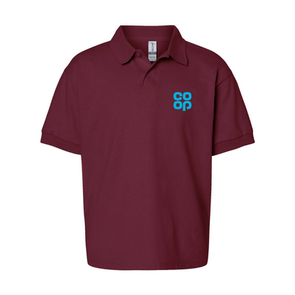 Youth CoOp Gildan Dry Blend Jersey Polo