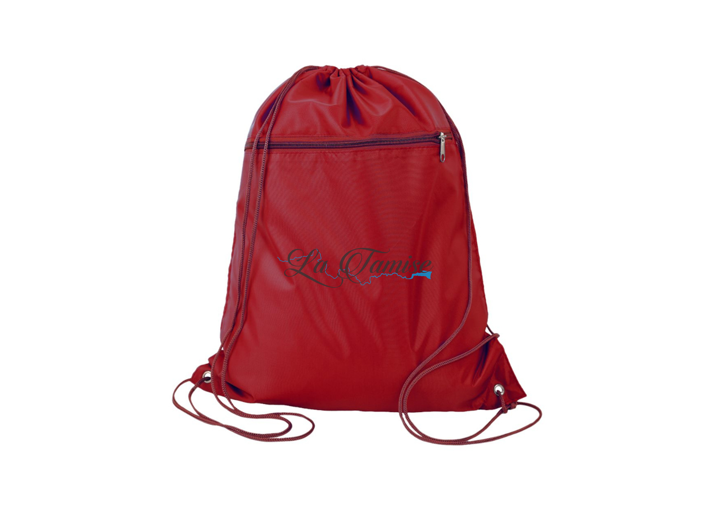 La Tamise Logo Q-Tees - Polyester Cinchpack
