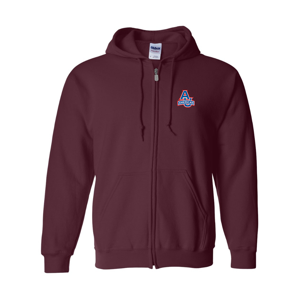 Men's  American Eagles  Gildan  Heavy Blend Full Zip Hooded Sweatshirt