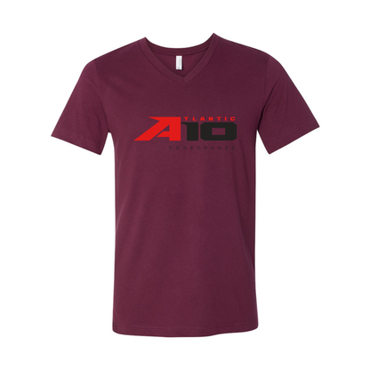 Atlantic 10 Conference  BELLA  CANVAS - Jersey V-Neck T-Shirt