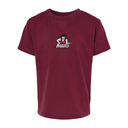Aggies New Mexico State Logo BELLA  CANVAS Toddler Jersey Tee
