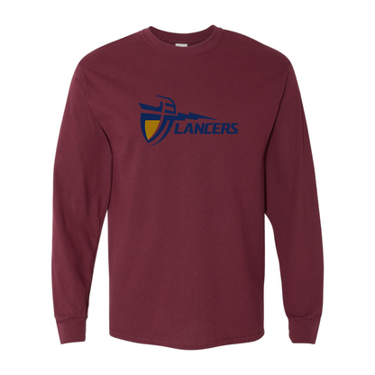 Men's  California Baptist Lancers Gildan Heavy Cotton Long Sleeve T-Shirt