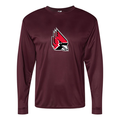 Men's Ball State Cardinals Performance Long Sleeve T-Shirt