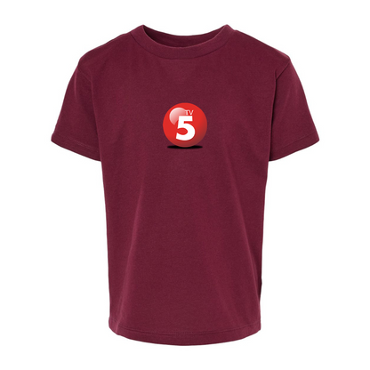 ABC TV5 Logo BELLA  CANVAS Toddler Jersey Tee