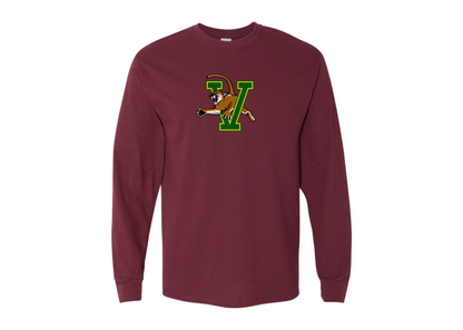 Men's Vermont Catamounts Gildan Heavy Cotton Long Sleeve T-Shirt
