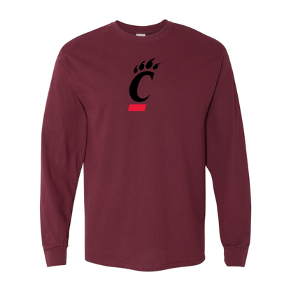 Men's Cincinnati Bearcats Gildan Heavy Cotton Long Sleeve T-Shirt