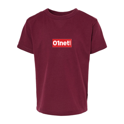 01net Logo BELLA  CANVAS Toddler Jersey Tee