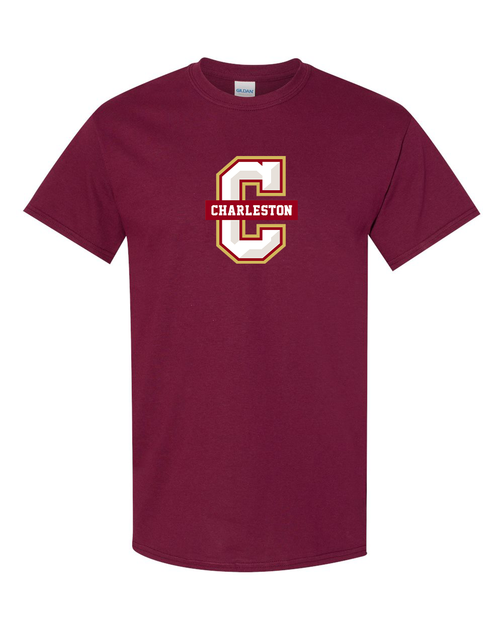 Men's  Charleston Cougars Gildan Heavy Cotton T-Shirt