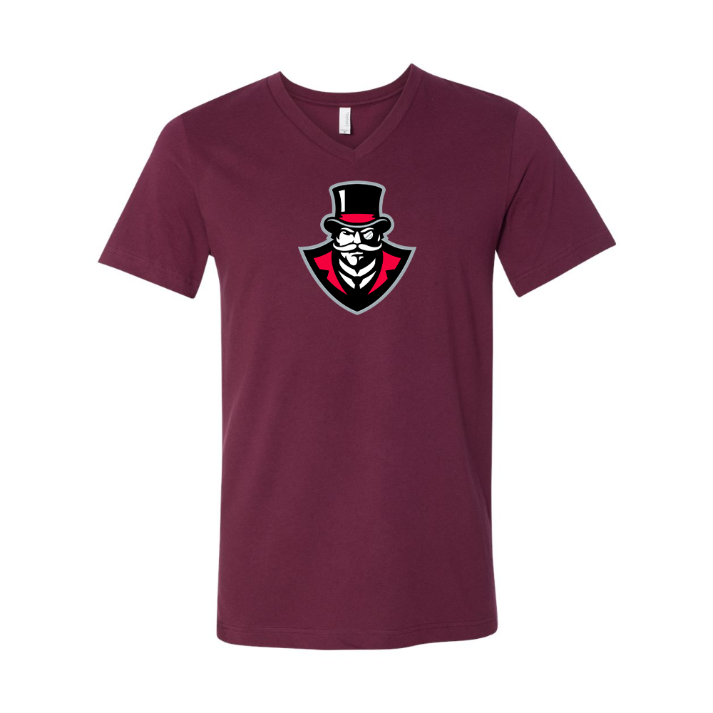 Austin Peay Governors BELLA  CANVAS - Jersey V-Neck T-Shirt
