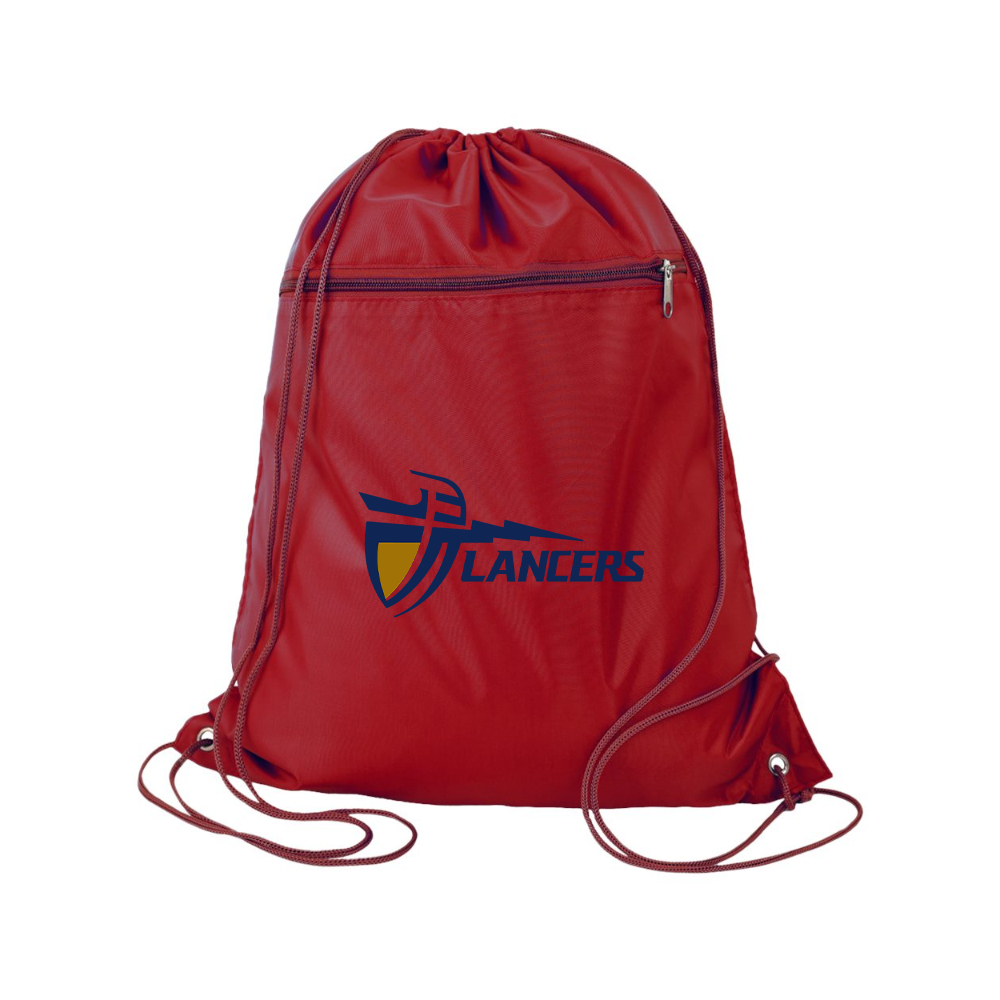 California Baptist Lancers Q-Tees - Polyester Cinchpack