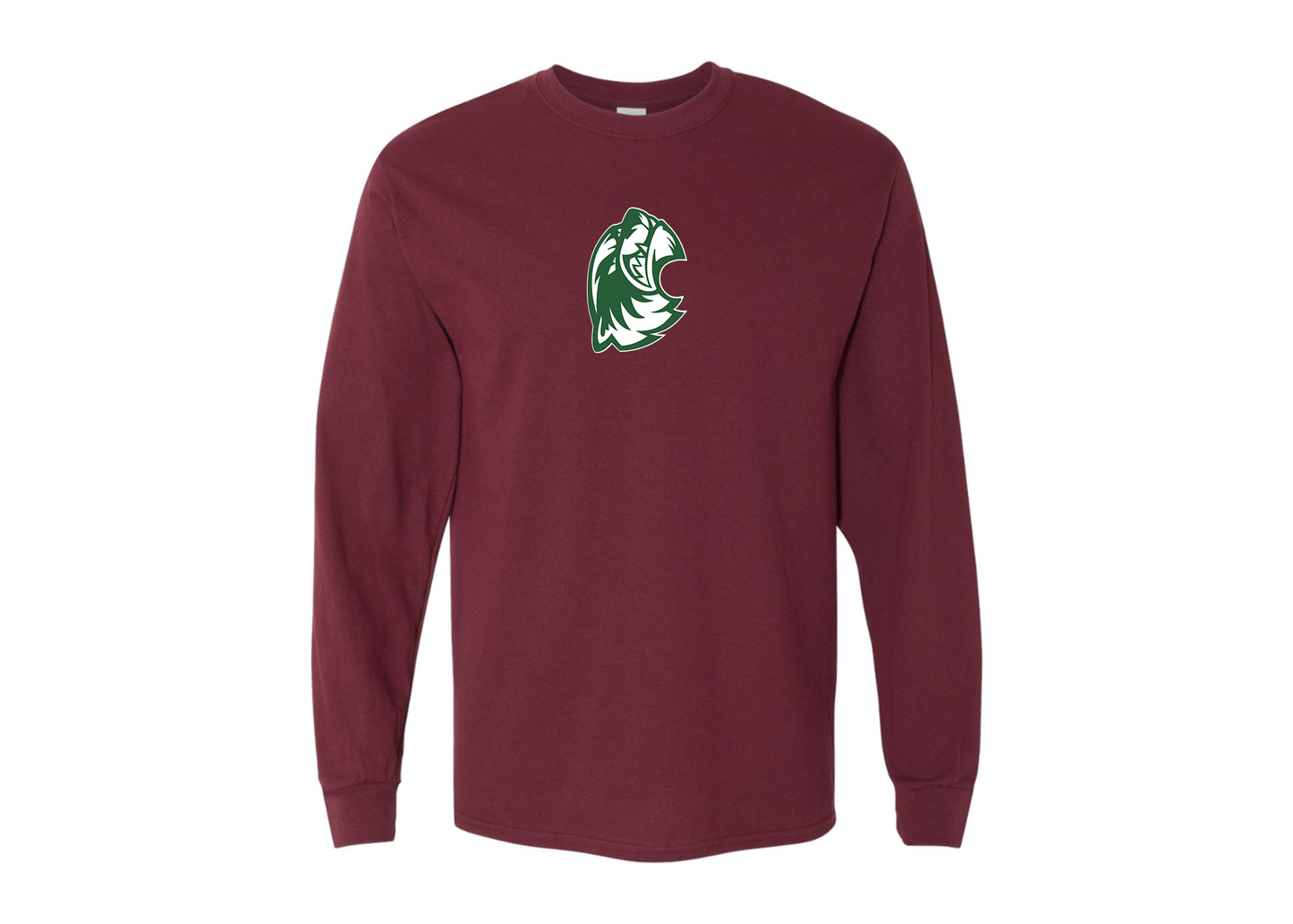 Men's Utah Valley Wolverines Gildan Heavy Cotton Long Sleeve T-Shirt