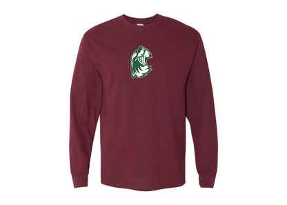 Men's Utah Valley Wolverines Gildan Heavy Cotton Long Sleeve T-Shirt