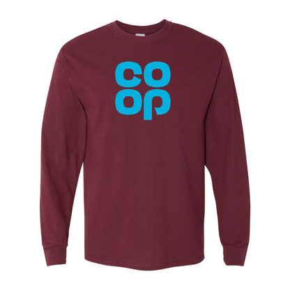 Men's CoOp Gildan Heavy Cotton Long Sleeve T-Shirt