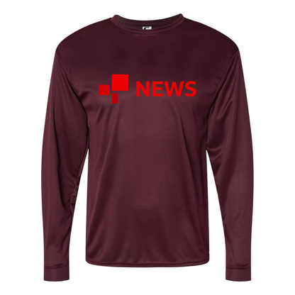 Men's  BBC News  Performance Long Sleeve T-Shirt