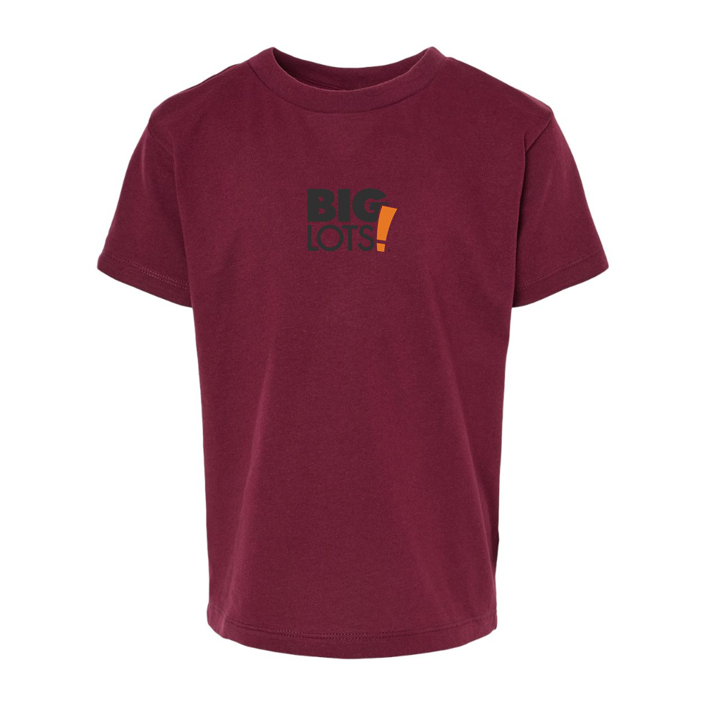 Big Lots Logo BELLA  CANVAS Toddler Jersey Tee