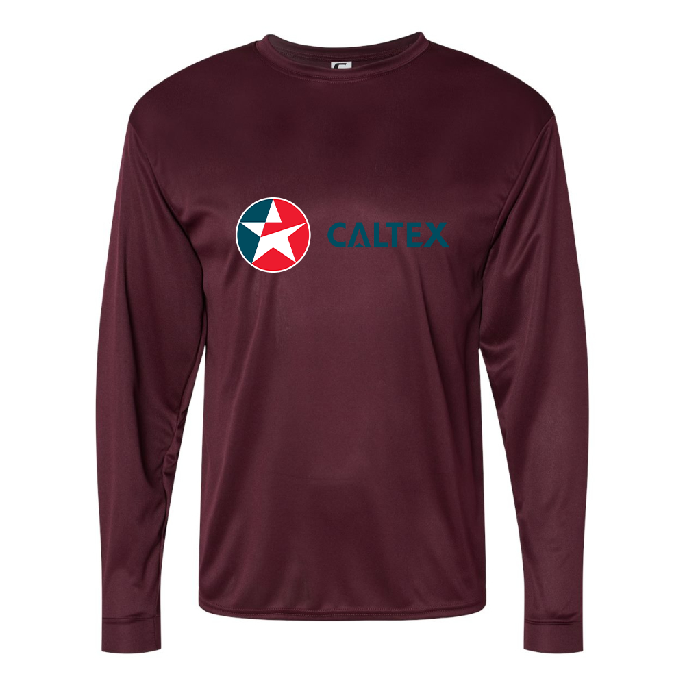 Men's Caltex Gas Station  Performance Long Sleeve T-Shirt