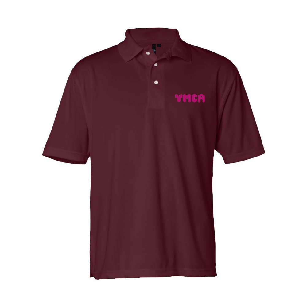 Men's   YMCA Mauve Sierra Pacific Moisture Free Mesh Polo