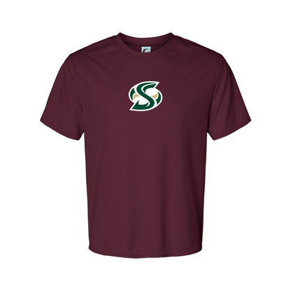 Men's Sacramento State Hornets Logo  Polyester T-Shirt