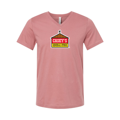 Casey's General Store BELLA  CANVAS - Jersey V-Neck T-Shirt