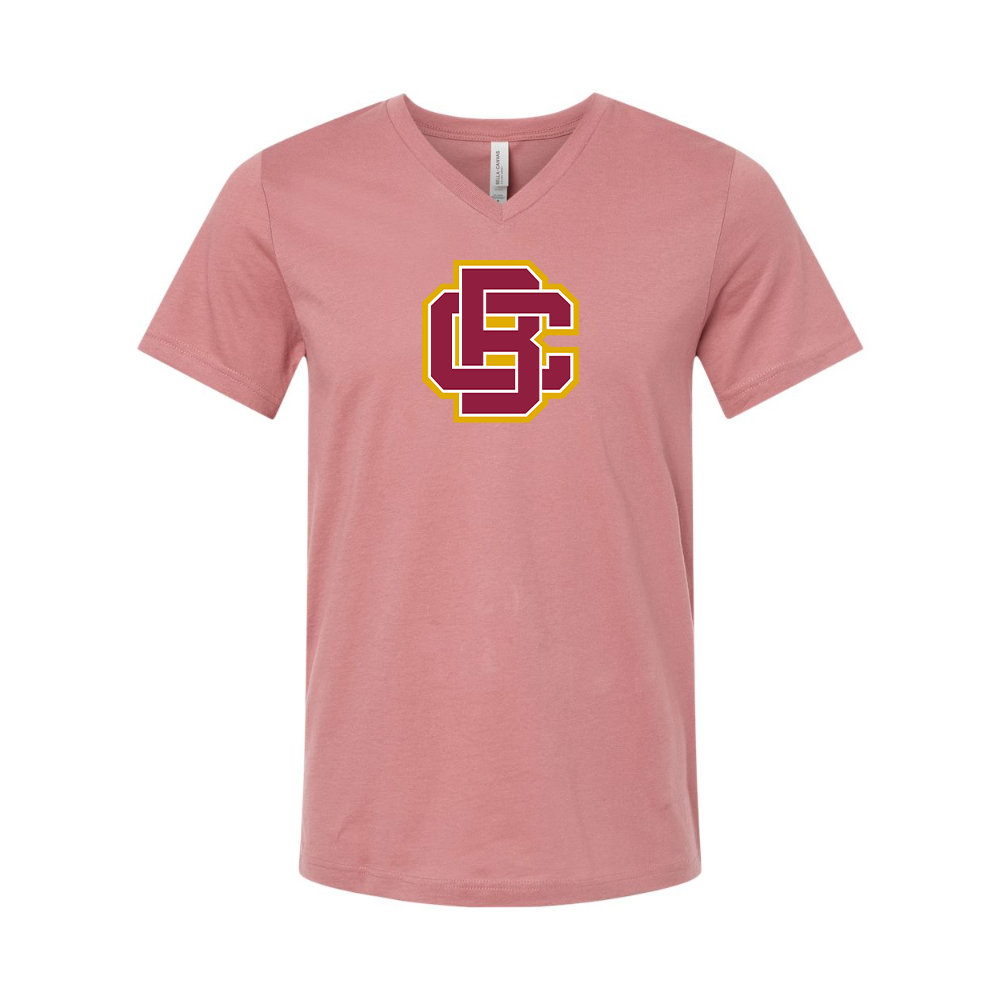Bethune Cookman Wildcats BELLA  CANVAS - Jersey V-Neck T-Shirt