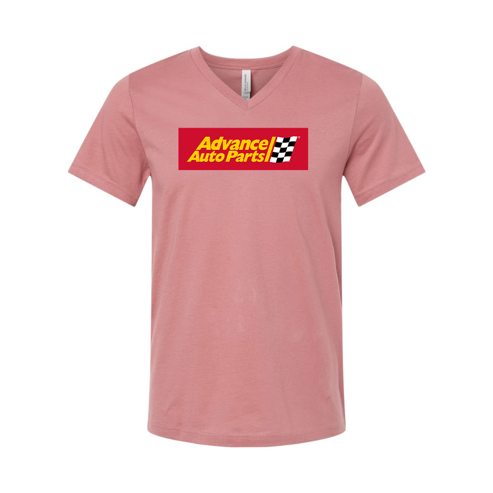 Advance Auto Parts Logo BELLA  CANVAS - Jersey V-Neck T-Shirt