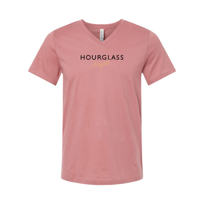 Hourglass Angel  BELLA  CANVAS - Jersey V-Neck T-Shirt