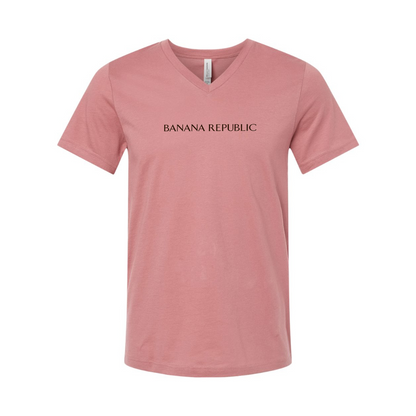 Banana Republic BELLA  CANVAS - Jersey V-Neck T-Shirt