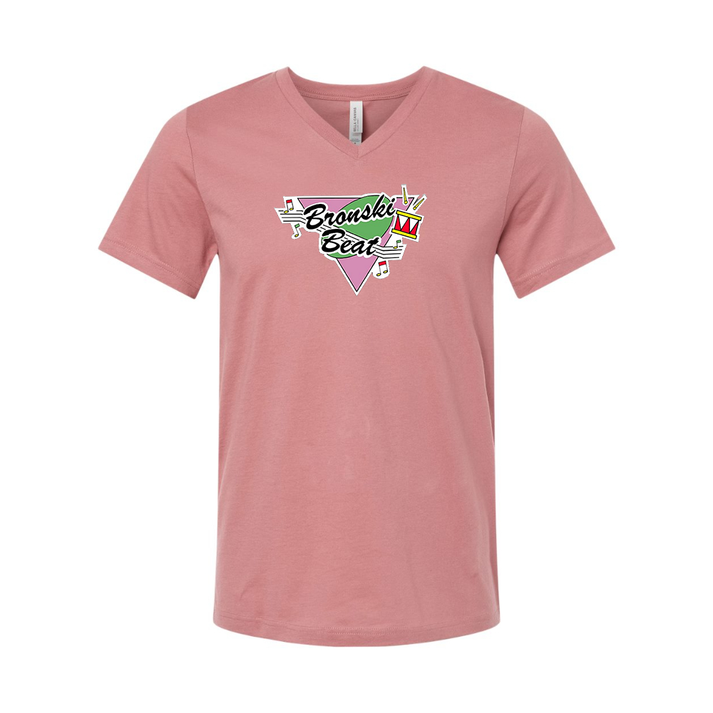 Bronski Beat BELLA  CANVAS - Jersey V-Neck T-Shirt