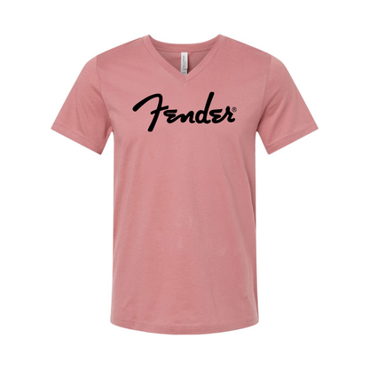 Fender BELLA  CANVAS - Jersey V-Neck T-Shirt