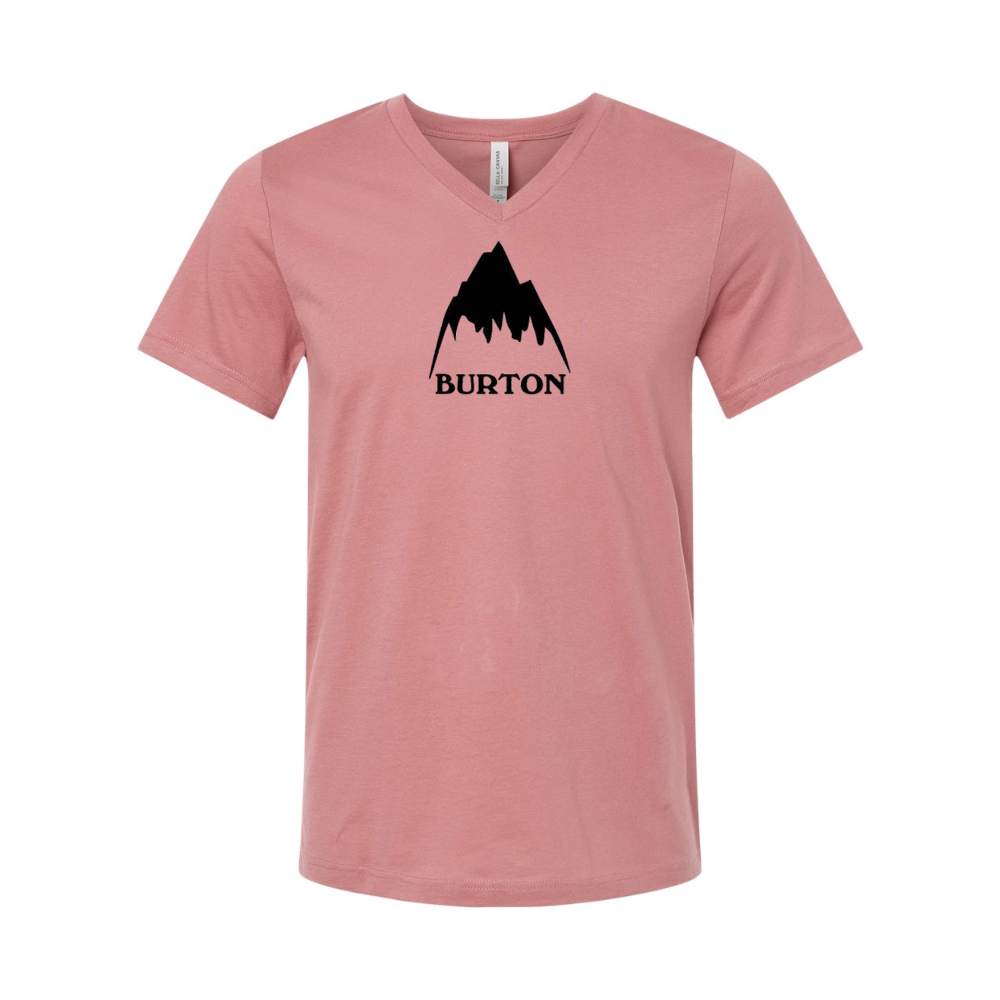Burton Mountain  BELLA  CANVAS - Jersey V-Neck T-Shirt