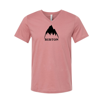 Burton Mountain  BELLA  CANVAS - Jersey V-Neck T-Shirt