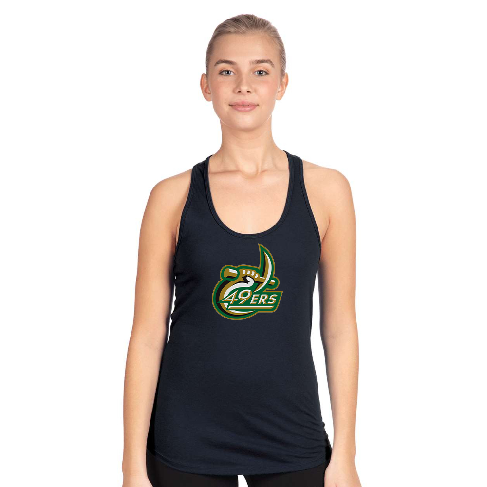 Women's Charlotte 49ers Next Level Ideal Racerback Tank