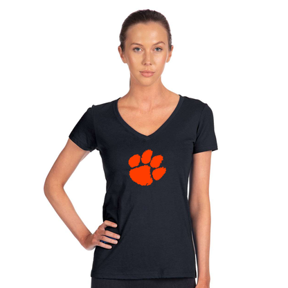 Women's Clemson Tigers Next Level V-Neck T-Shirt